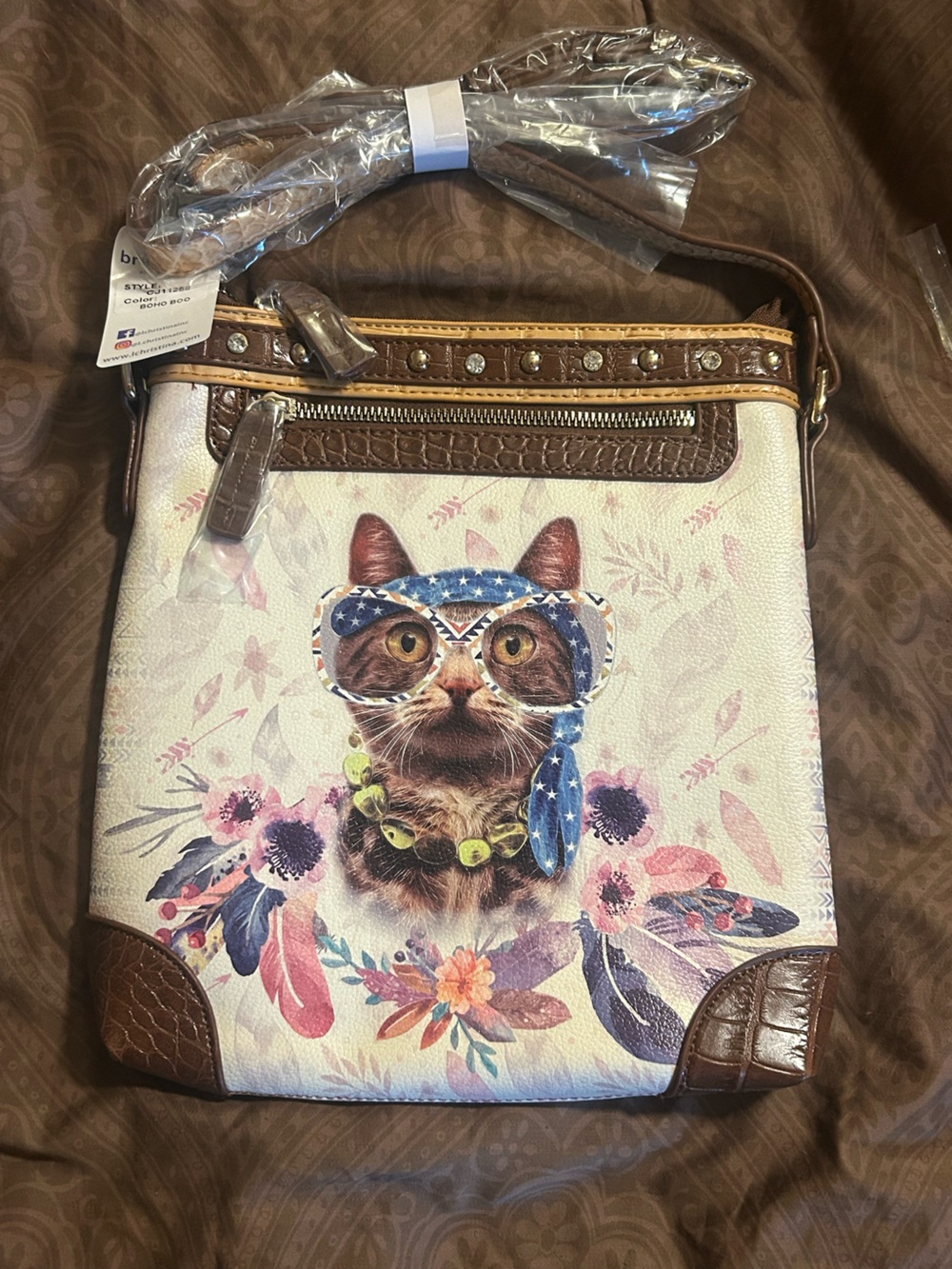Brentano cat cross body bag